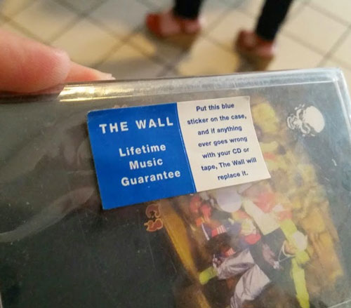 Image result for the wall lifetime music guarantee