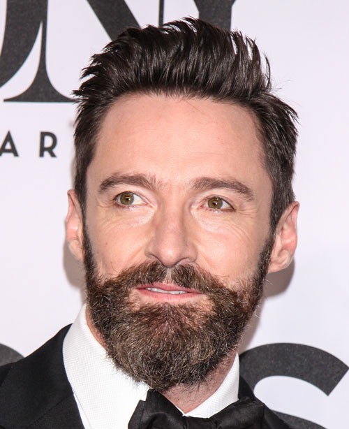Open Post: Hosted By Hugh Jackman’s Eyeliner and Glorious Beard At The Tonys