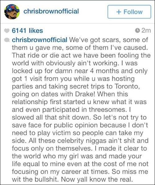 Chris Brown Instagram Fight1