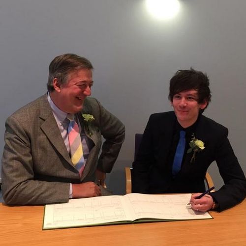 Stephen Fry And His Young Piece Are Married Now