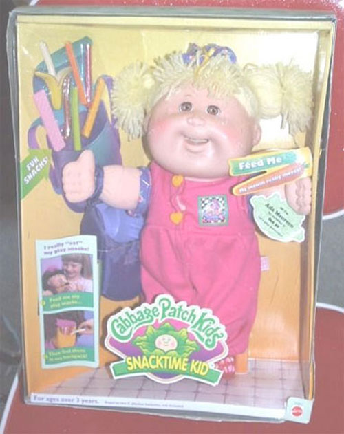 snacktime cabbage patch kid