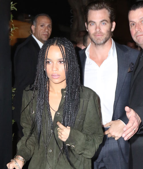 Dlisted Zoe Kravitz And Chris Pine Might Be A Thing Again
