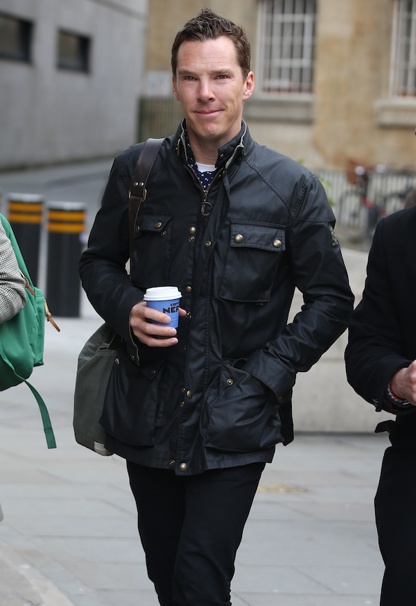 Dlisted | Benedict Cumberbatch at the BBC studios