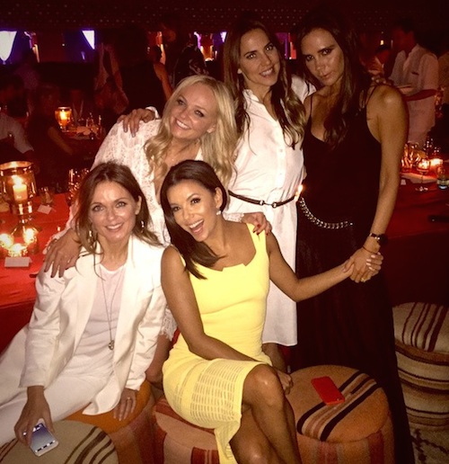 There Was A Mini Spice Girls Reunion At David Beckham’s Birthday Party This Weekend