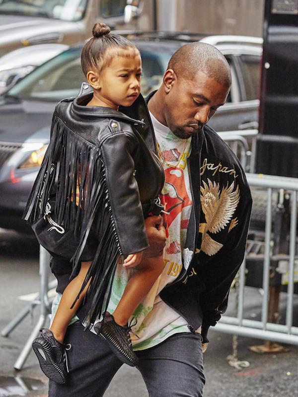 Dlisted | Kanye West spotted with baby North West while attending the ...