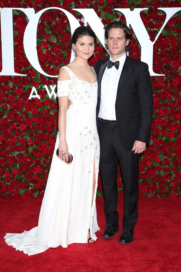 Phillipa Soo and her fiance Steven Pasquale.