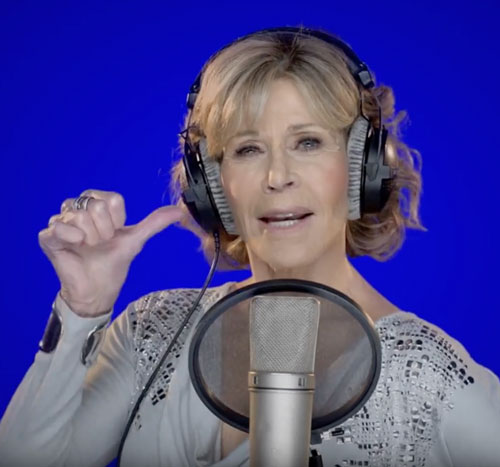 Okay, So Jane Fonda Saved That All-Celebrity “Fight Song” Video