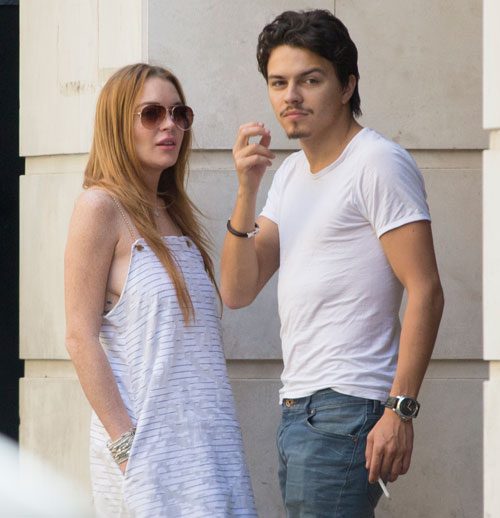 Lindsay Lohan Says That Her Fiancé Has Attacked Her More Than Once