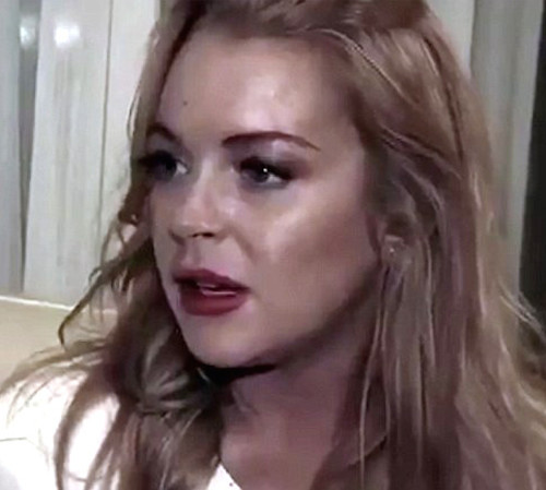 Lindsay Lohan Talked About The Drama With Her Ex-Fiancé On Russian Television
