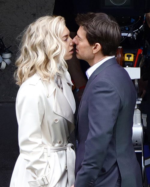 Dlisted | Open Post: Hosted By Tommy Cruise And Vanessa Kirby Touching  Noses While Filming A Scene