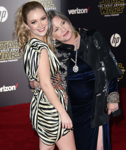 Carrie Fisher’s Advice To Billie Lourd: Don’t Be An Asshole