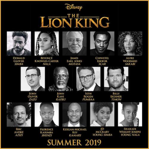 Here Is Who Is Voicing Who In Disney’s Live-Action Version Of “The Lion King”