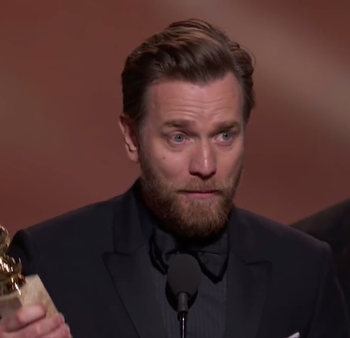 Ewan McGregor Thanked His Estranged Wife And His Current Girlfriend In His Golden Globes Acceptance Speech