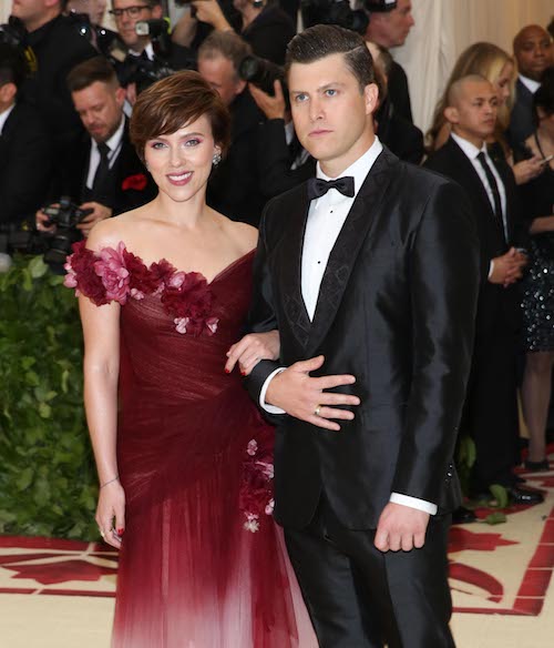 Scarlett Johansson Showed Up To The The Met Gala In Marchesa