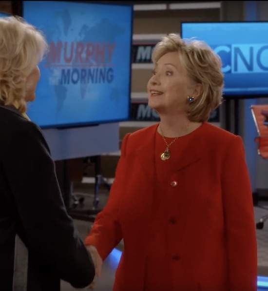 Hillary Clinton Made A Cameo Appearance In The “Murphy Brown” Revival 