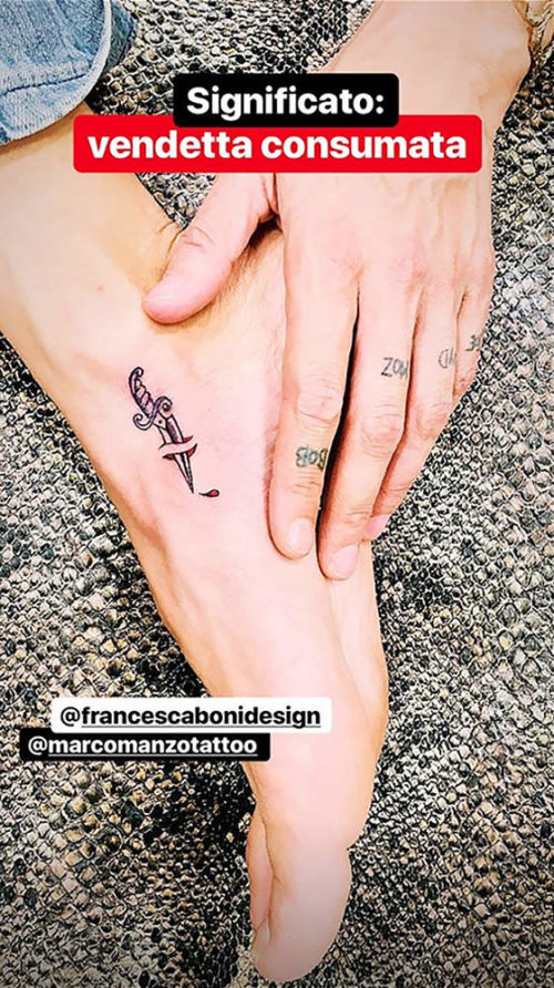 Asia Argento Got A Tattoo To Commemorate Her Hate Of Rose McGowan.