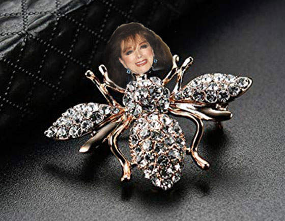 Jackie Collins Has Been Reincarnated As A Fly, So Says Joan Collins