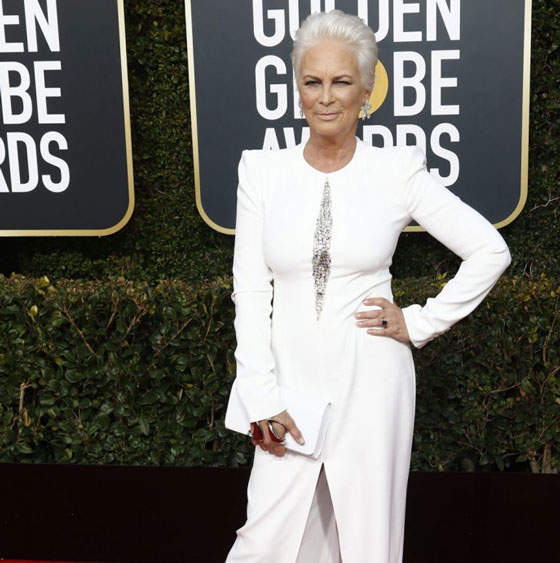 Brigitte Nielsen’s White Hot Glamour Singed The Red Carpet, And Other Looks From The Golden Globes