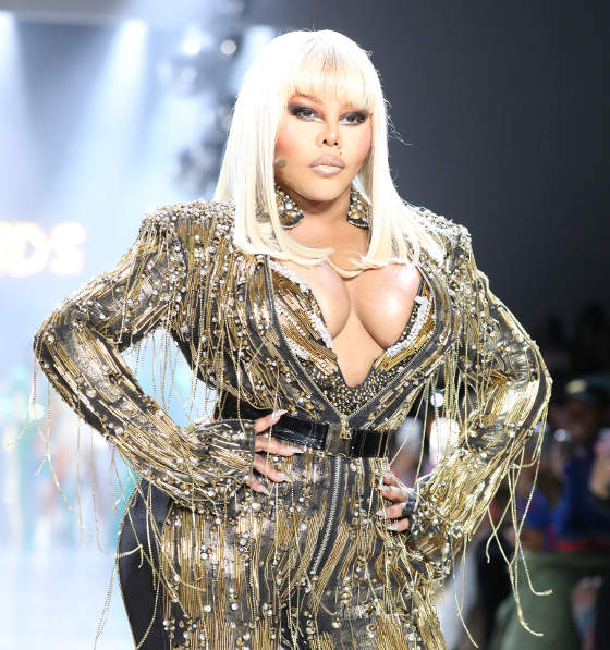 Lil’ Kim Stomped The House Down At The Blonds’ NY Fashion Week Show Where Paris Hilton Also Appeared