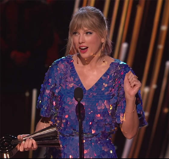 Taylor Swift Has Words For Her Haters While Accepting The iHeartRadio Tour Of The Year Award