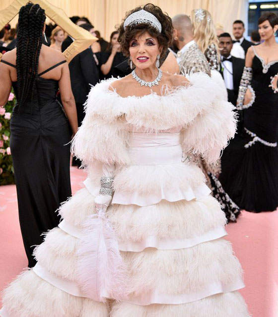Everyone Can Go Home Now, Dame Joan Collins Graced The Lessers With Her Presence At The Met Gala