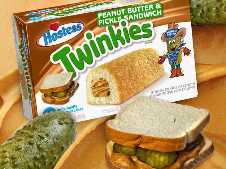 Open Post: Hosted By Hostess’ Fake Peanut Butter &  Pickle Sandwich Twinkies