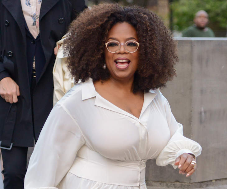 Which is why Oprah is… 