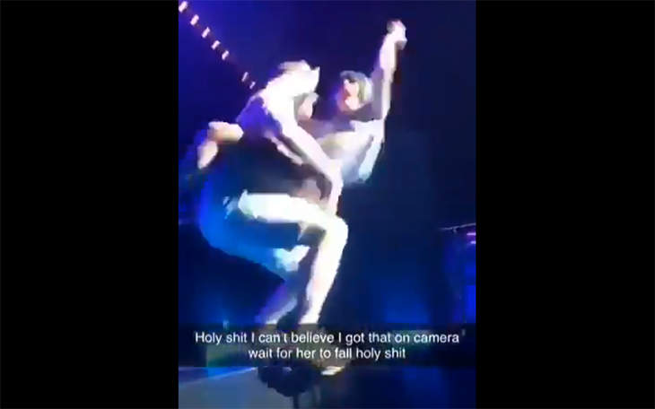 A Fan Tried To Pick Up Lady Gaga At Her Las Vegas Show And Dropped Her Ass