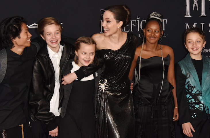 Dlisted | Nearly All Of Angelina Jolie's Kids Joined Her ...