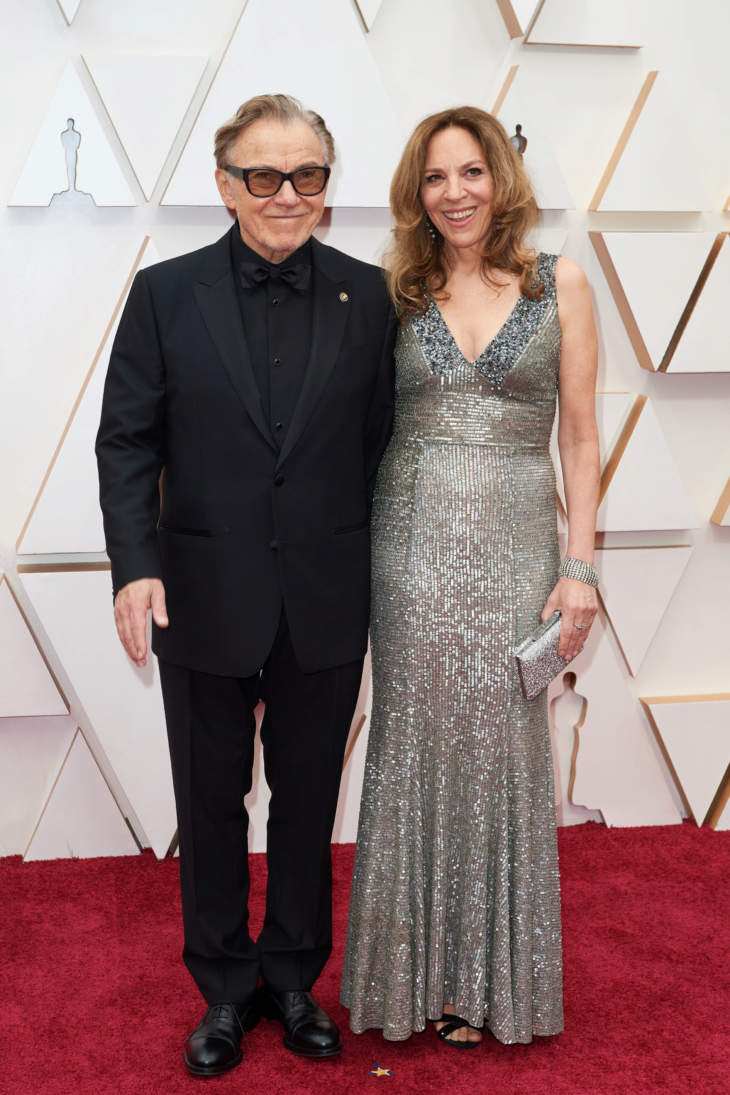Dlisted Oscar¬Æ nominee, Harvey Keitel and Daphna Kastner arrive on