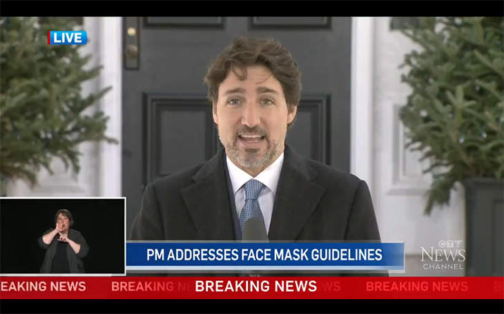 Open Post: Hosted By Canadian Prime Minister Justin Trudeau Saying “Moistly”