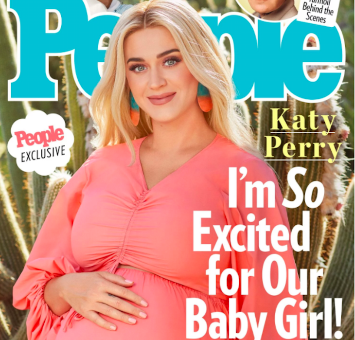 Katy Perry Did A People Cover To Promote Her Upcoming Album And Baby