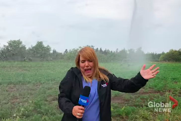 Open Post: Hosted By A Reporter Getting Attacked By A Sprinkler