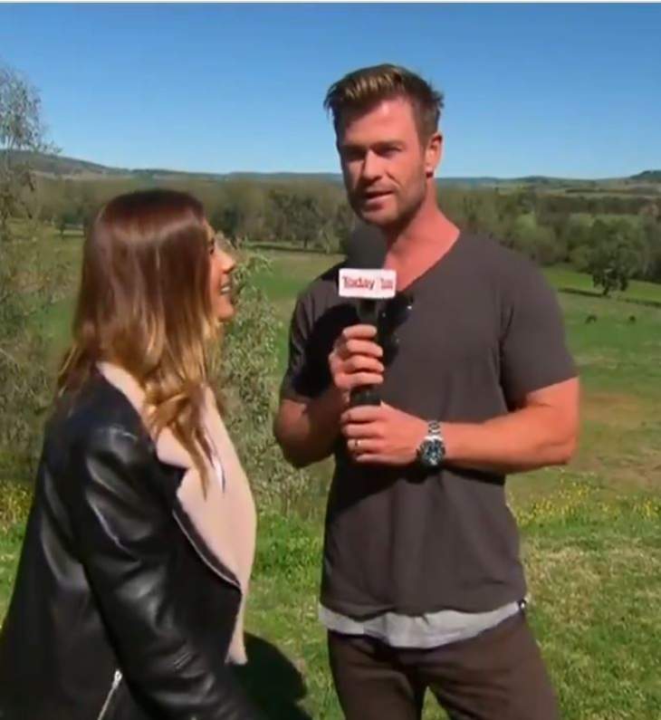 Open Post: Hosted By Chris Hemsworth Reading The Weather And Pretending To Be A Horse