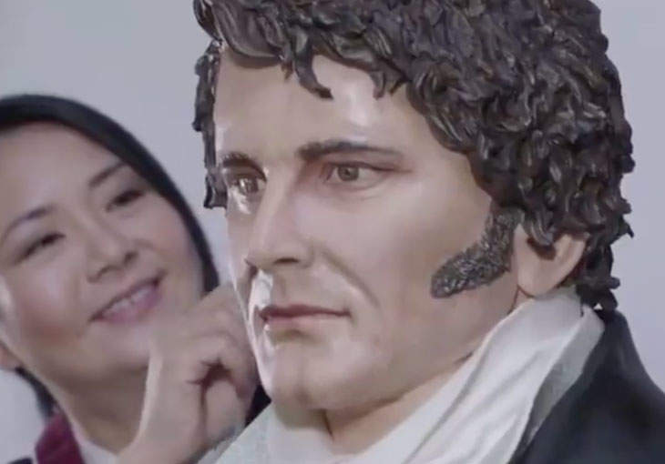 Open Post: Hosted By The Life-Size Cake Version of Colin Firth As Mr. Darcy