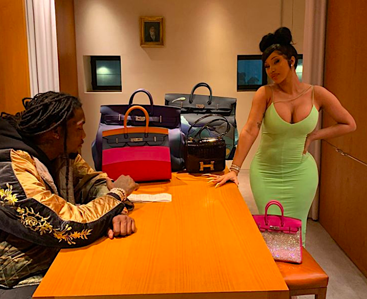 Cardi B And Offset Responded To People Who Say They Bring Down The Value Of Birkin