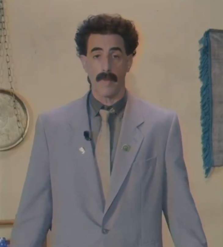 Borat Has Posted A Video Defending Rudy Giuliani’s Honor