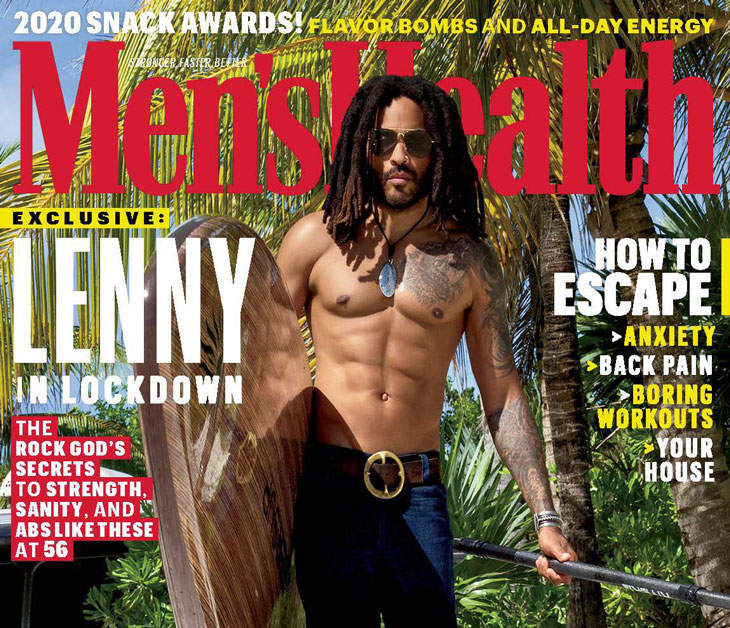 Lenny Kravitz Went Topless For Men’s Health And Talked About His Friendship...