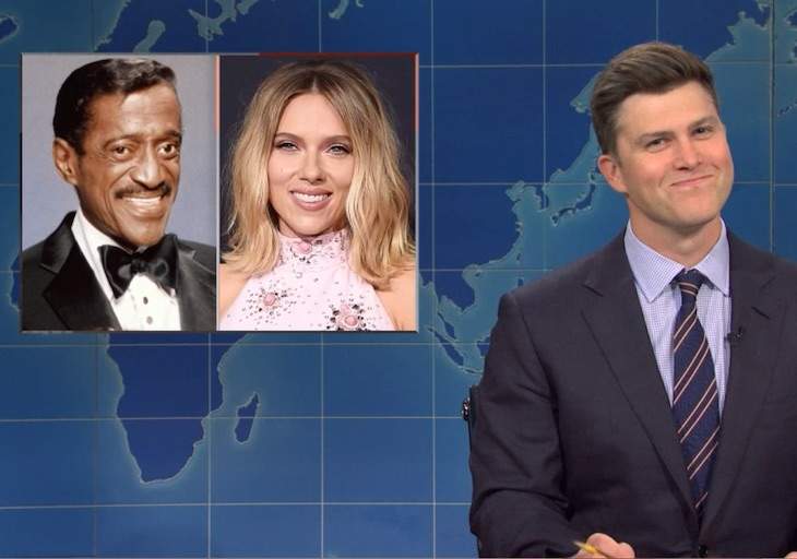 Colin Jost Was Tricked Into Making A Joke About Scarlett Johansson On “Saturday Night Live”