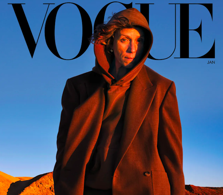 Frances McDormand Went Sans Fards On The Cover Of Vogue