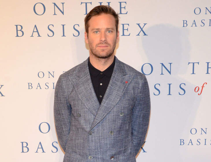 Armie Hammer’s Secret Instagram Features A Woman In Lingerie And Drug Tests