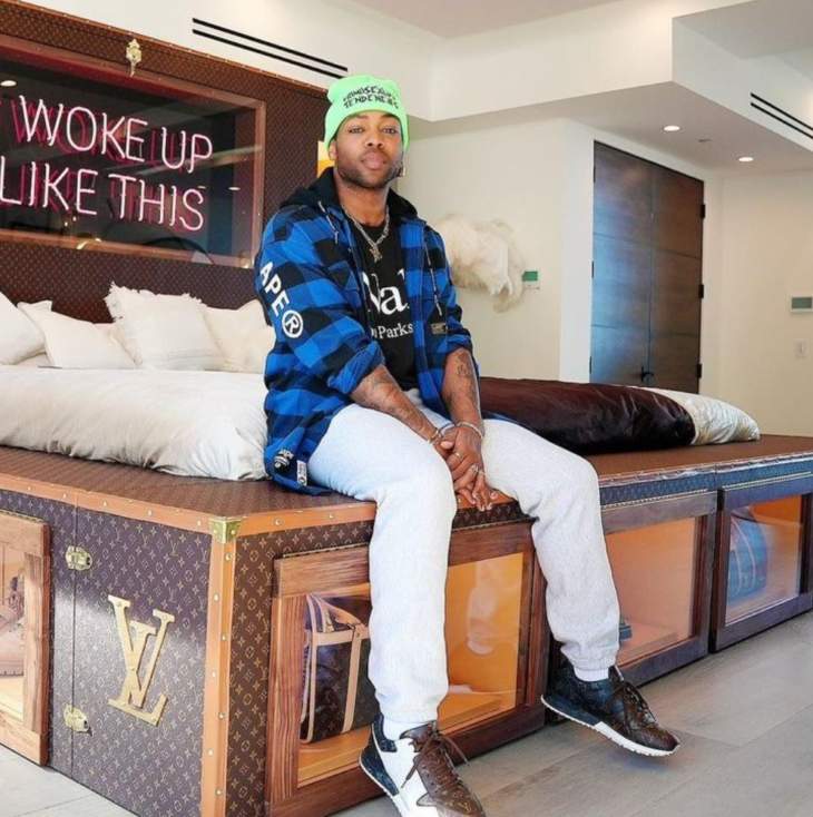 Dlisted  Open Post: Hosted By Todrick Hall's Custom Louis Vuitton Bed