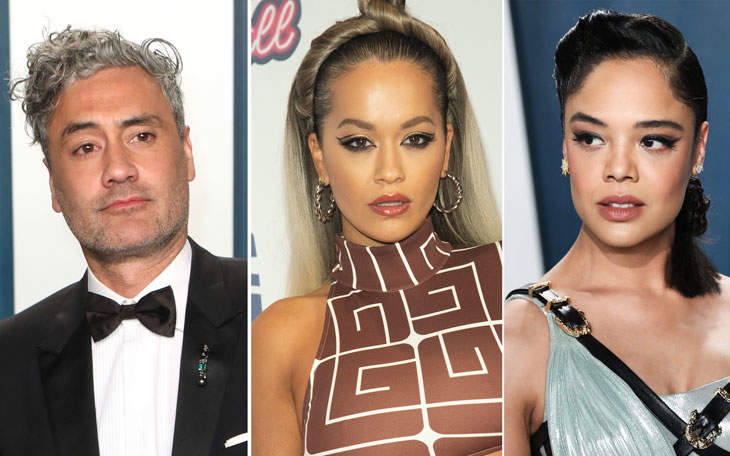Taika Waititi Reportedly Got In Trouble With Marvel Execs For Those Make-Out Pics With Rita Ora And Tessa Thompson
