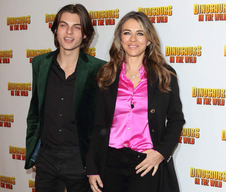 Dlisted | Elizabeth Hurley’s Son, Damian Hurley, Was Cut Out Of His ...