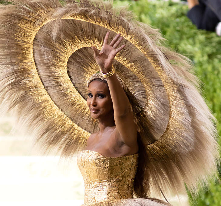 Iman As The Glorious Sun, And Other Icons At The Met Gala