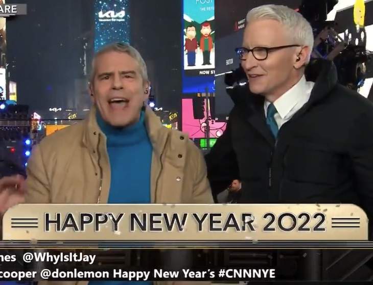 A Sloppy Andy Cohen Went Off About Bill De Blasio On CNN’s New Year’s Eve Countdown