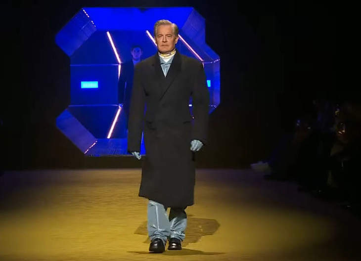Open Post: Hosted By Kyle MacLachlan And Jeff Goldblum Working The Catwalk At The Prada Menswear Show