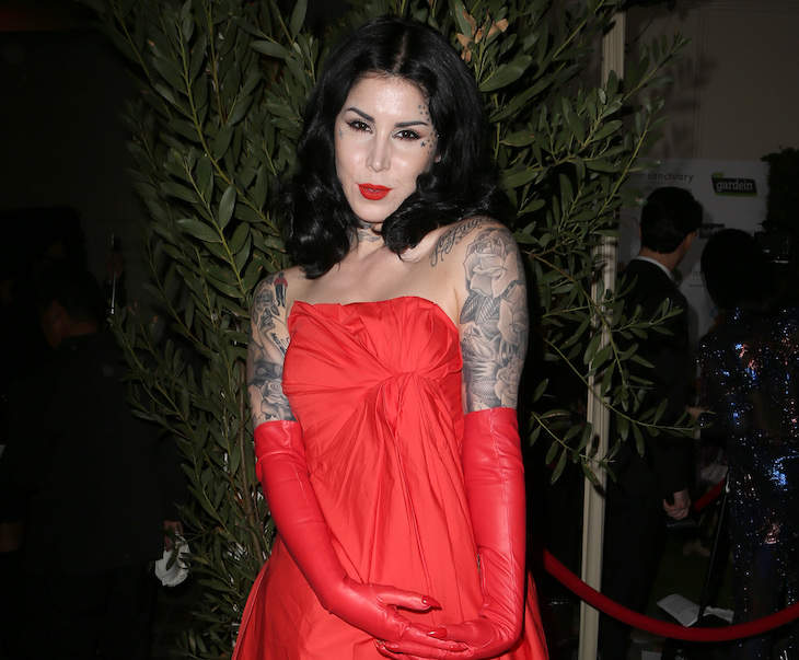 Kat Von D Is Selling Her Spooky California Mansion, Complete With A Red Swimming Pool