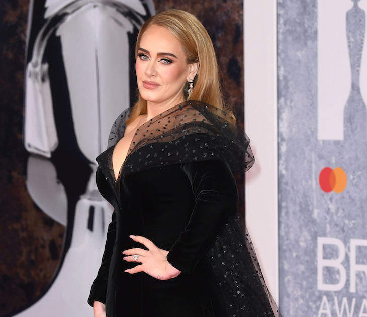 Adele Showed Up To The BRIT Awards With A Suspiciously Placed Diamond Ring