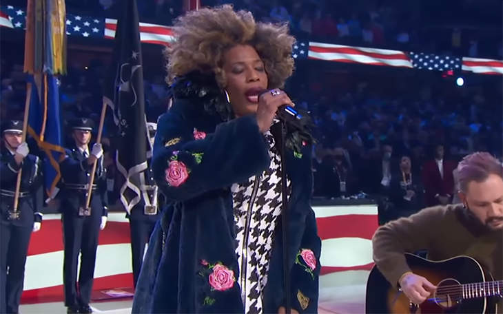 Open Post: Hosted By Macy Gray’s Rendition Of “The Star-Spangled Banner”